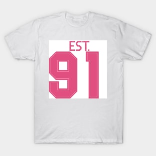 Est. 91 pink T-Shirt